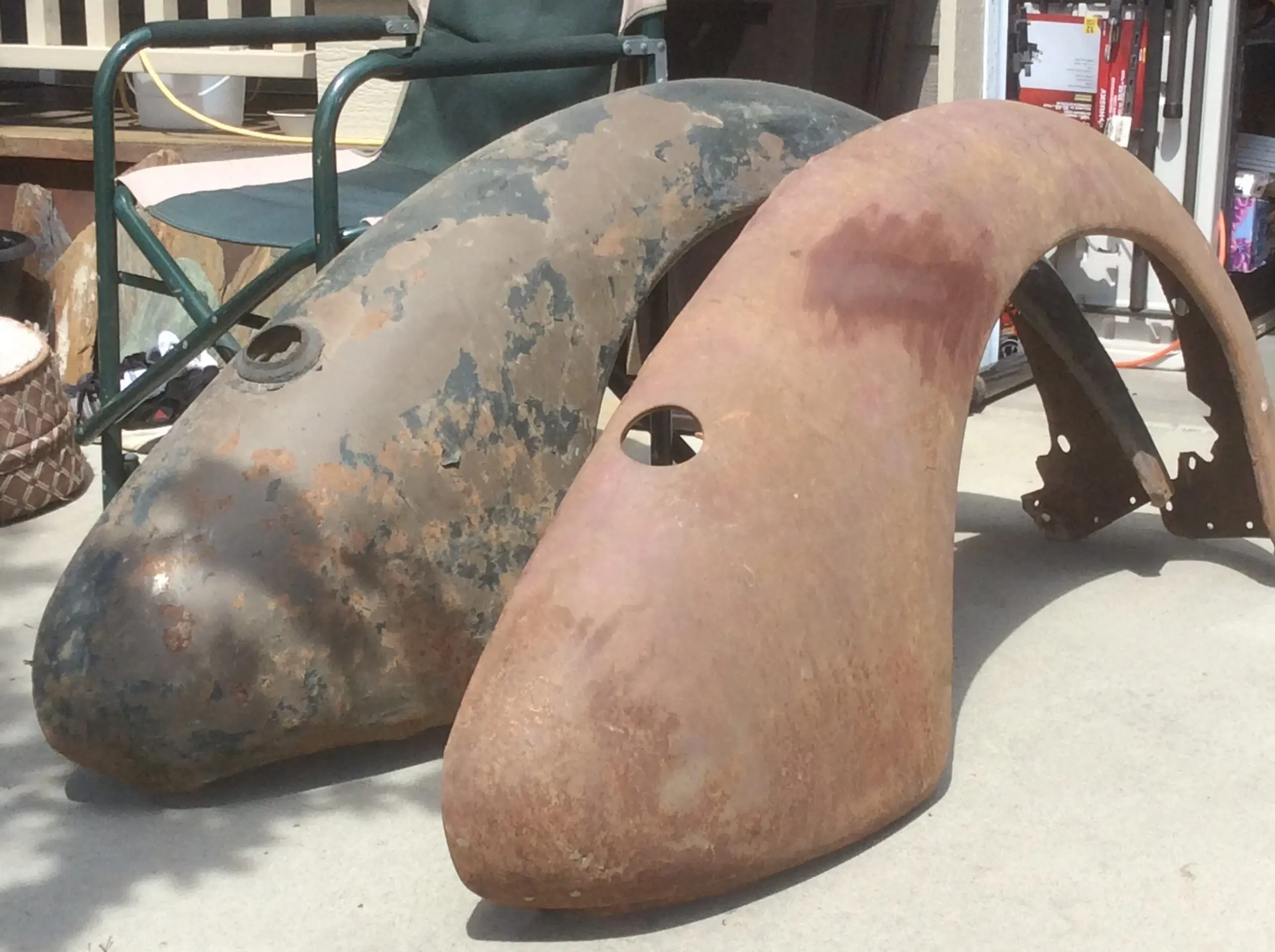 37 or 38 Chev Rear Fenders