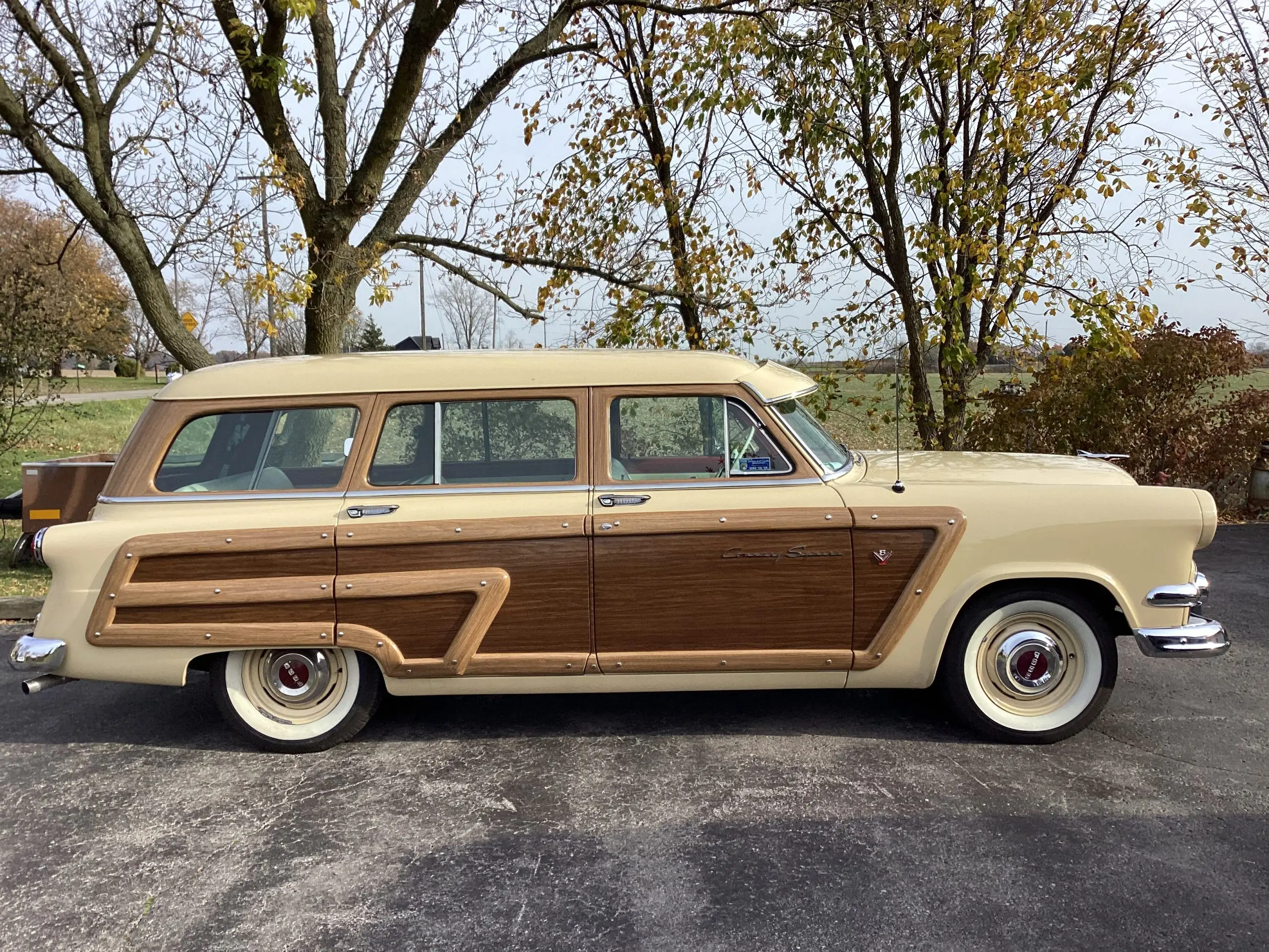 Fully Restored 1954 Ford Crestline Country Squire Wagon