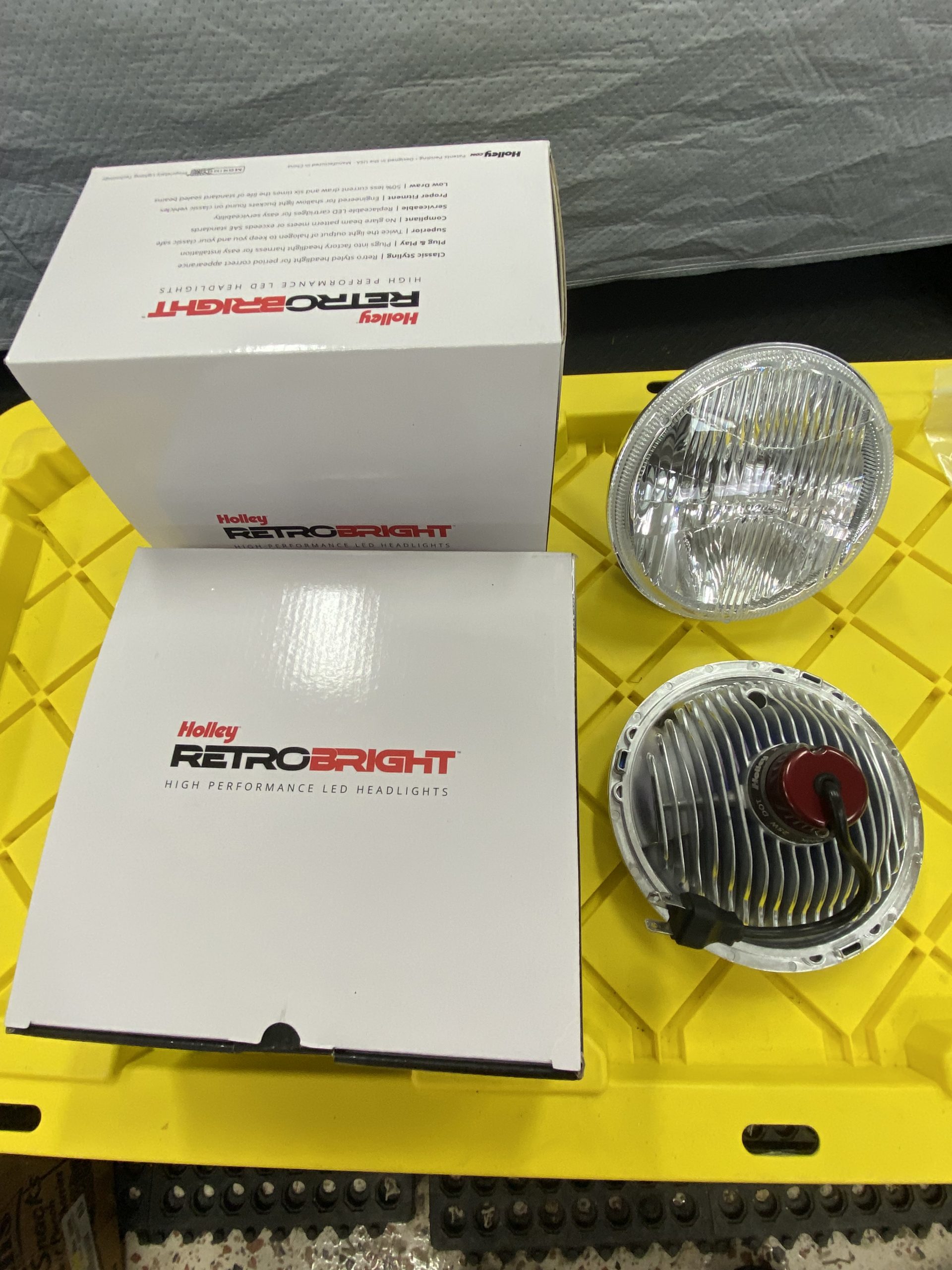 Holley RetroBright LED 7″ Headlights new in boxes