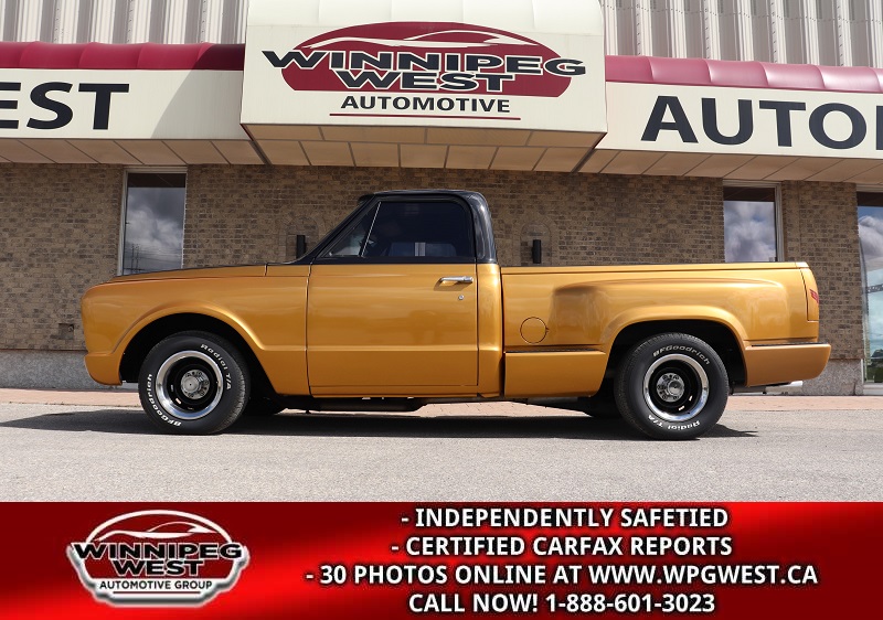 1970 Chevrolet C10 CUSTOM RESTO-MOD SHORTBOX STEPSIDE, SHARP!