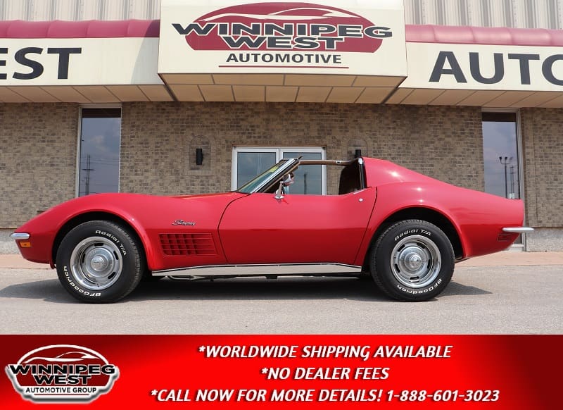 1971 Chevrolet Corvette Stingray T-TOP, FACTORY LS5 454 BIG BLOCK 4 SPEED STUNNING!